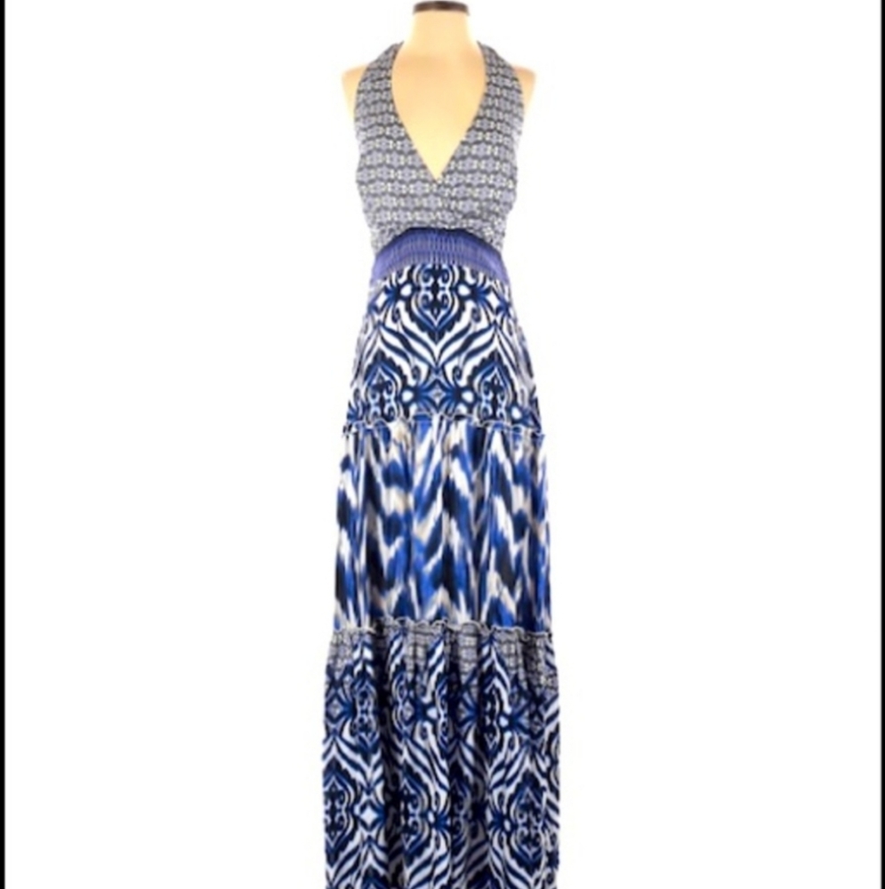 New york and company Eva Mendes collection long halter top dress